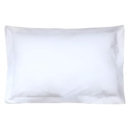 Cotton Pillowcase Plain White 80 X 50 Cm Amazon Co Uk Kitchen
