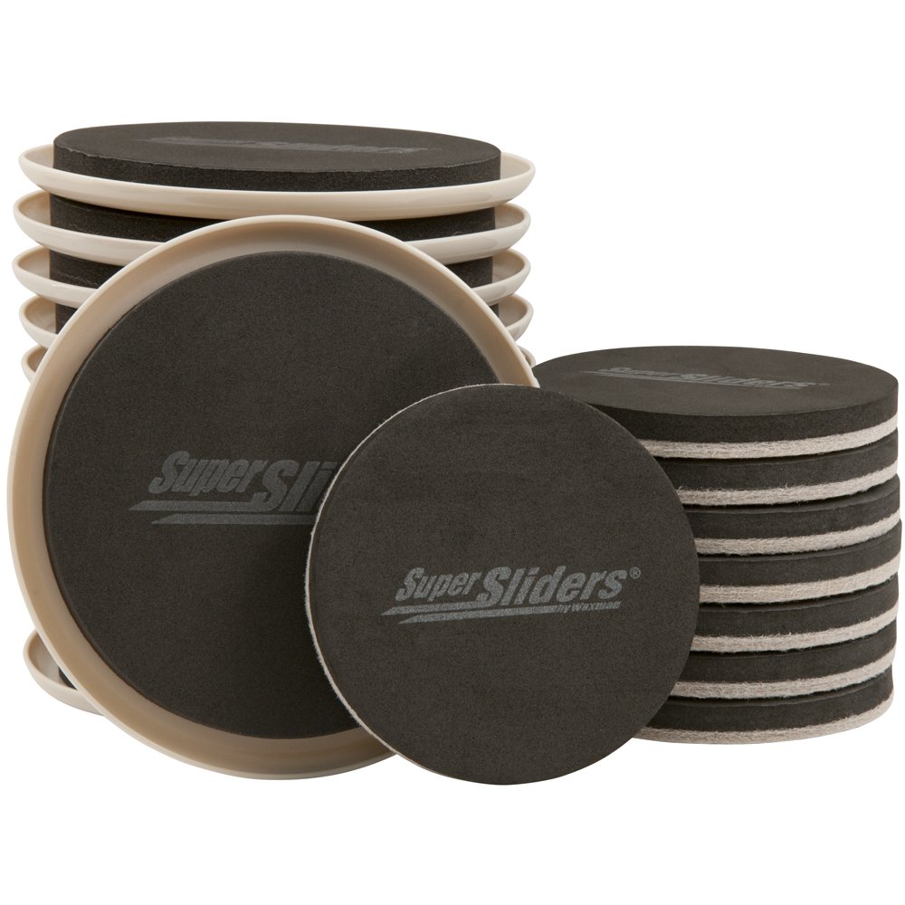 SuperSliders Furniture Moving Kit (20 Piece) for Carpeted and Hard Floor Surfaces