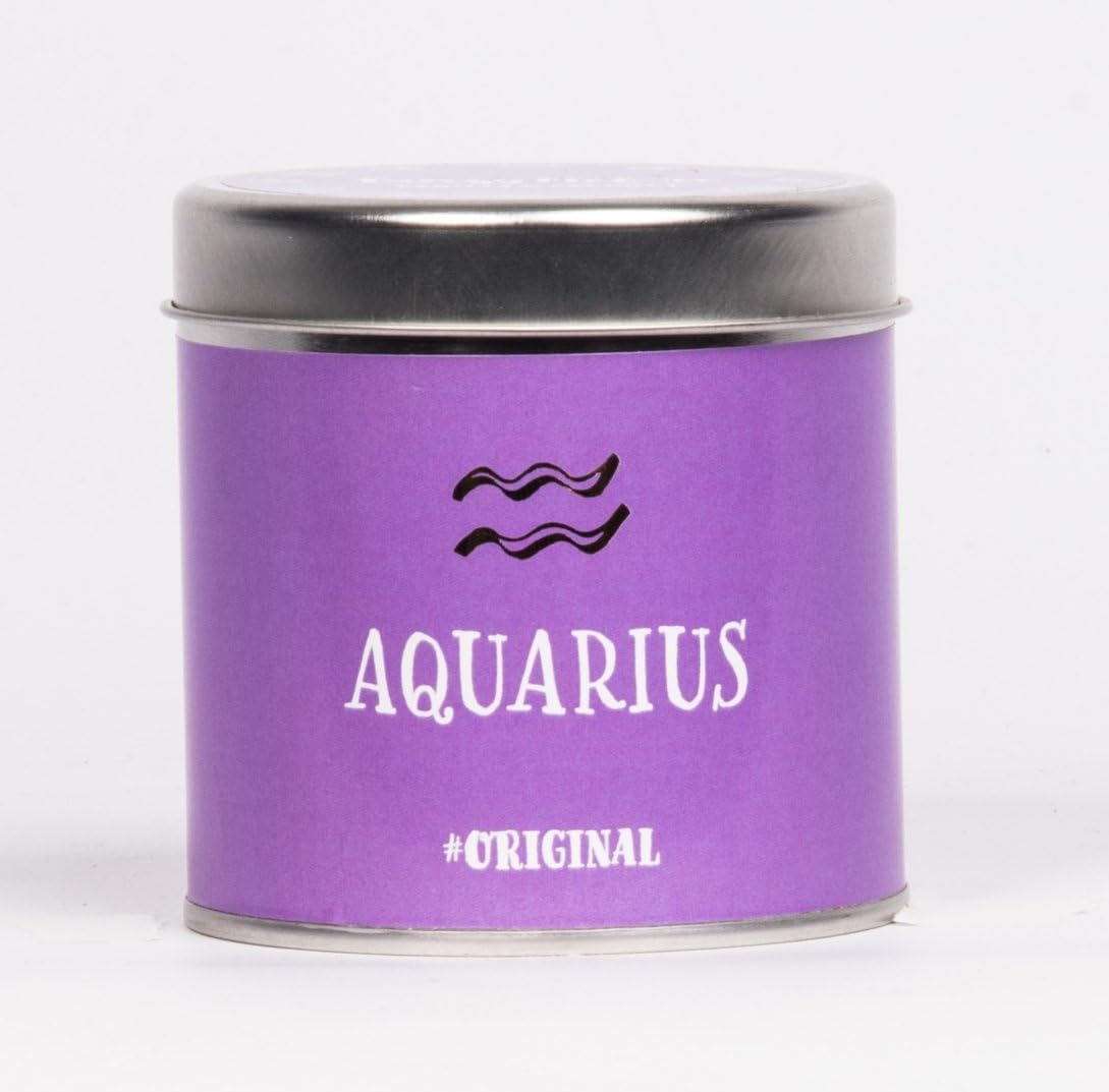Aquarius Zodiac Fragrance Candle- Vanilla & Coconut Scent