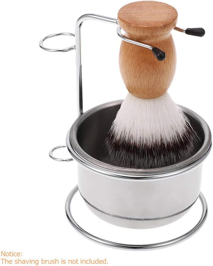 Anself 2-in-1 Shaving Bowl and Holder, Men's Shaving Set, Bowl + Blade Holder, Soap, W4466-CR20VA, 1 Unidad (Paquete de 1) - Image 3
