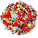 1220 PCS Mixed Colors Size Assorted Bulk Buttons for Crafts Sewing DIY Children's Manual Button Painting,DIY Handmade Ornament