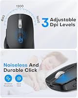 OMOTON Wireless Keyboard and Mouse for Mac OS Gray, Multi-Device view 4