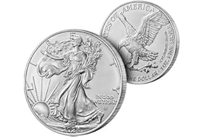 YIQILAFADA 2024 Liberty American Silver Eagle Silver Coin Replica Dollar Uncirculated Coin
