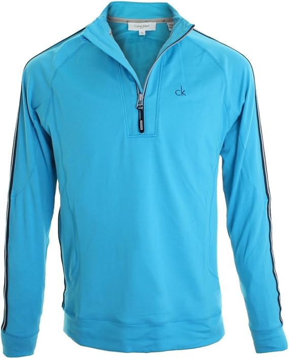 Calvin Klein Golf Men's Half Zip Thermo Tech Pullover Outerwear-Cyber, Small: Amazon.co.uk: Clothing