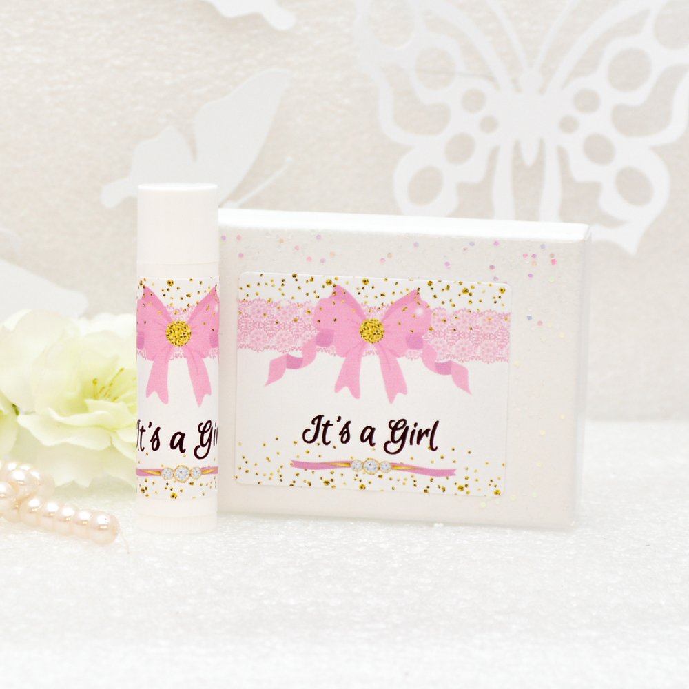lip balm baby shower favors