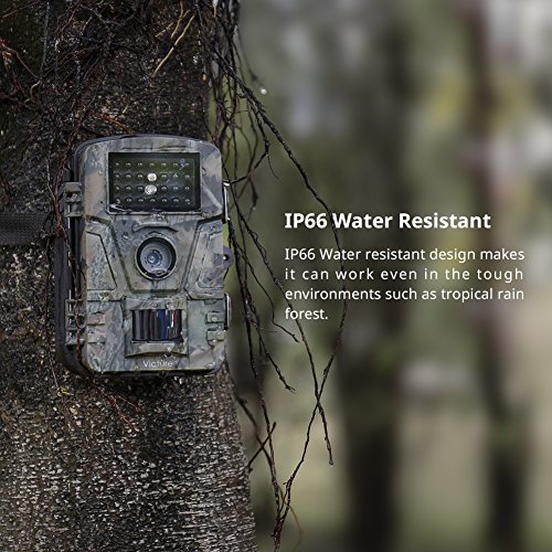 Victure Trail Camera 1080P 12MP Wildlife Camera Motion Activated Night