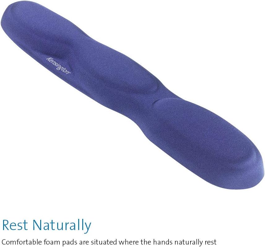 Kensington Ergonomic Comfort Foam Keyboard Wrist Rest with Wrist Support Pad - 458 x 36 x 85 mm - Blue (64270) - Image 5