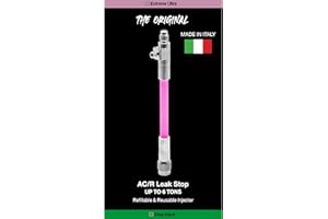 ERRECOM Extreme Ultra A/C Leak Stop Direct Easy Inject Solution for HVAC&R Systems up to 6 Tons with 1/4 SAE Charging Port, for all Refrigerants and Oils | Reusable, Refillable, US Patented - 0.2 fl oz (6 mL)