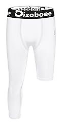 Dizoboee Youth Boys Compression Pants One Leg 3/4