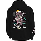 Unyopsa Japanese Hoodie Cool Hoodie Polyester Long Sleeve Casual Pullover