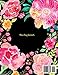 Boss Lady (Journal, Diary, Notebook): Pink Black Floral Watercolor Journal, Large 8.5 x 11 Softcover (Boss Lady Gifts)