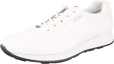 prada white men's sneakers