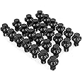 GTOWNWORKS 8 mm Wheel Rim Rivets, 50 Pcs (Black), 8mm/0.31in Hole Replacement Wheel Lip Rivets Nuts