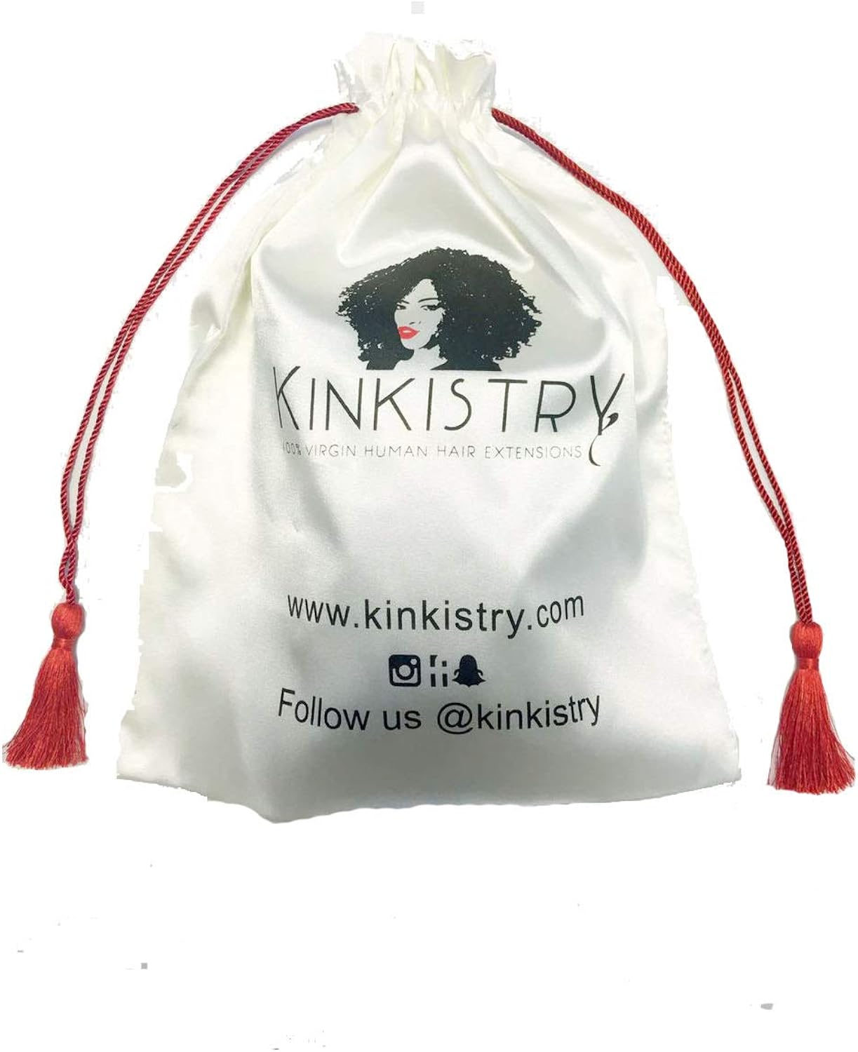 Amazon Com Customize White Hair Packaging Satin Bag Hair