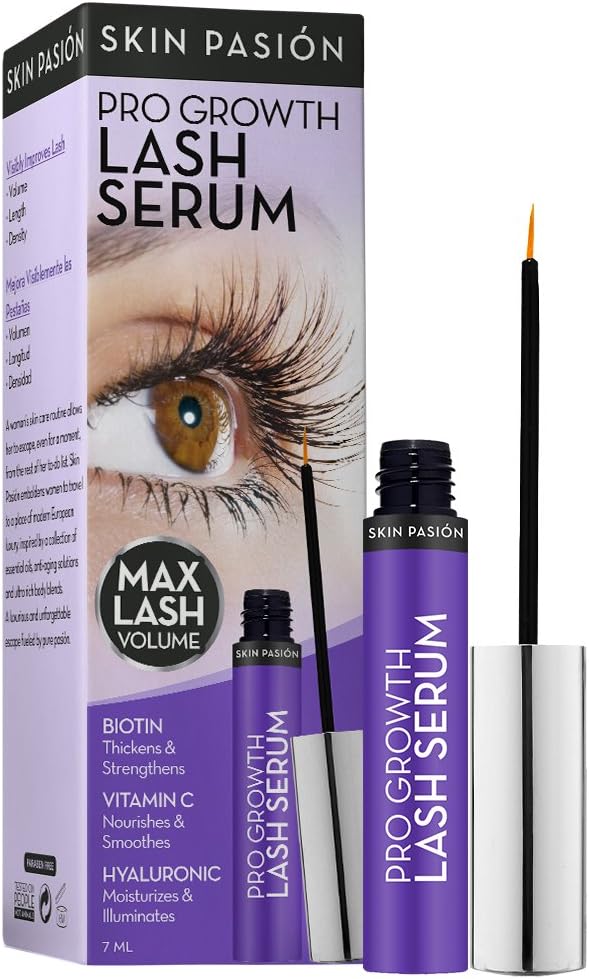 Skin Pasión Intense Lash Volumizing Serum, 0.25 Fluid Ounce