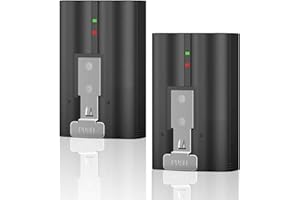YUELAN 2 Packs 6040mAh Rechargeable V4 Battery Compatible with Ring-Video Doorbell 2/3/4, Video Doorbell 3 Plus, Stick Up Cam Battery (2nd & 3rd Gen) and Spotlight Cam Battery