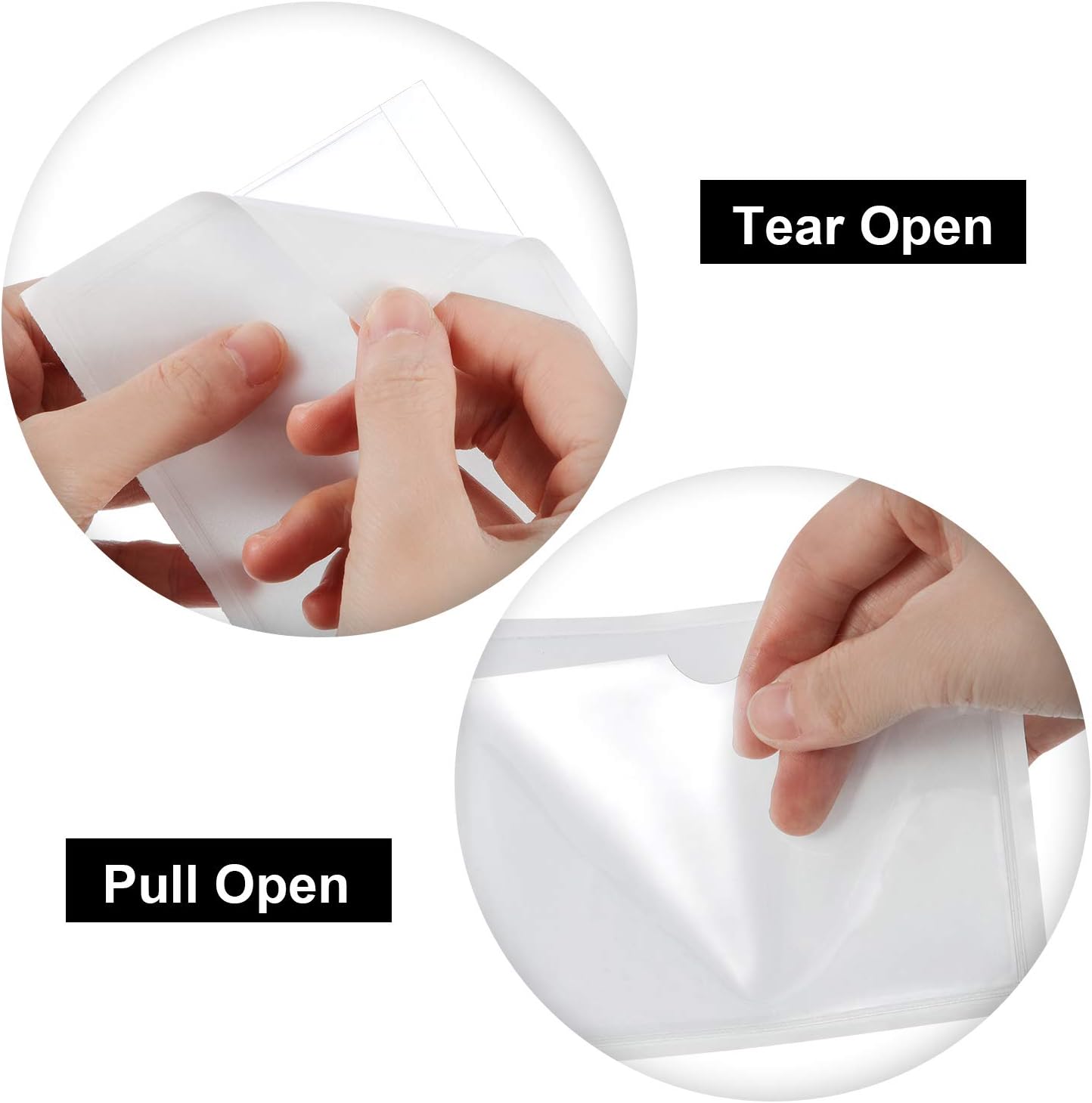 30 Pack Self-Adhesive Index Card Pockets with Top Open for Loading - Image 5