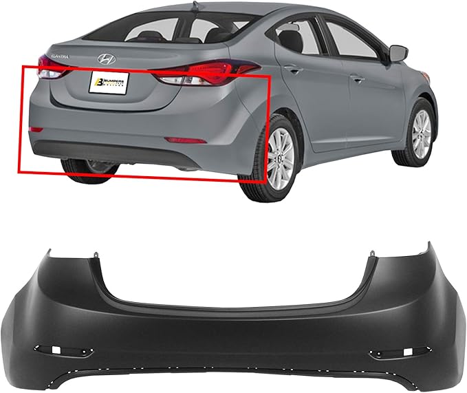 BUMPERS THAT DELIVER Primered, Rear Bumper Cover