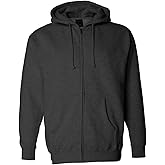 Independent Trading Co. Hooded Full-Zip Sweatshirt 3XL Black
