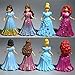 8pcs Cute Princess Action Figures Changed Dress Doll Kids Boy Girl Toy Set Gift