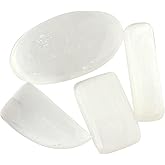 TGH Natural Selenite Gemstones Wholesale Cabochons Lot, Jewelry Making Loose Gemstone, Polished Gems, DIY, Wire Wrapping, Healing Crystals, Bulk Deal, Valentine Day Gift, 100 Carat Lot