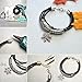 PandaHall Elite 1 Roll 3 mm Cowhide Round Leather Cords for Bracelet Neckacle Beading Jewelry Making 10 Meter / 11 Yard Black
