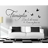 Adesivi Murali Frase Famiglia, Decorazione Murale - Foto 9