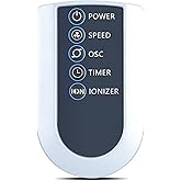 PZL Replacement for Lasko Wind Curve Tower Fan Remote Control 2551 2554 2559 4824 T32202 T36212, for T42905 Oscillating Tower, for T48331 XtraAir Tower