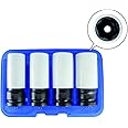 Astro Pneumatic Tool 7404 Flank Bite Damaged Lug Nut Socket Set w/Spinning Protective Sleeves