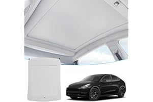 ACOCOKI Electric Sunshade Roof for 2019-2024 Tesla Model Y, Retractable Sun Visor, 5-Layer 99.9% UV Protection, Silent Motor