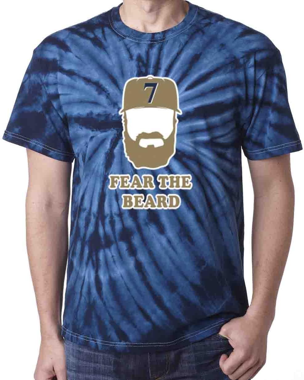The Silo TIE DIE Navy Milwaukee Thames Beard T-Shirt