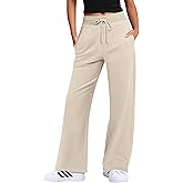 ANRABESS Women's Wide Leg Pants High Waist Drawstring Sweatpants Joggers with Pockets