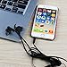 Sport Ear phones In-ear Earbuds with Mic Microphone Gym Running Headphones Noise Cancelling Earbuds for iPhone Sony LG Samsung with Carry Case Black