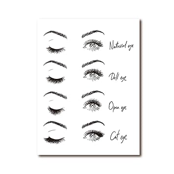 Amazon Com Jkhhy Wall Art Woman Face Poster Beautiful Eyelashes