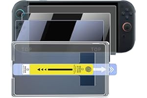 SOONORY Compatible with Nintendo Switch 2 Screen Protector, Auto-Alignment Tempered Glass Screen Protector with Anti - Blue Light for Switch 2 7.9" in 2025