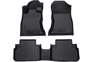 Cartist Floor Mats Compatible with Subaru Forester 2019-2023 2024 Accessories All Weather Floor Mats 1st & 2nd Row Carpet Protection 3D TPE Odorless