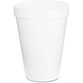 DART 12J16 12 oz Foam Cup (Case of 1000), white
