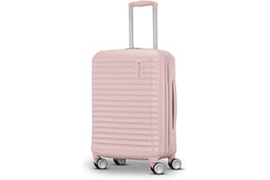 American Tourister Stratum 3.0 Carry-On Spinner, Airline Approved, Durable Hardside Luggage, Expands 1.5", RightHeight™ Adjustable Handle, Pink Blush