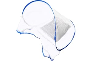 CMINGJ Portable Mosquito Head Net Foldable Pop-Up Travel Essentials Mosquito Net for Bed Free Installation-Large Size Suitable for Bedroom, Camping, nap (Medium)