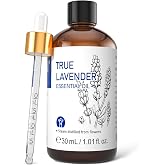 HIQILI Lavender Essential Oil for Diffuser, Aromatherapy &amp; Air Freshening | Relaxing Aroma for Sleep, Ideal for Massage, DIY Candle Soap, Laundry &amp; Home Cleaning Freshener - 30mL / 1.01 fl oz