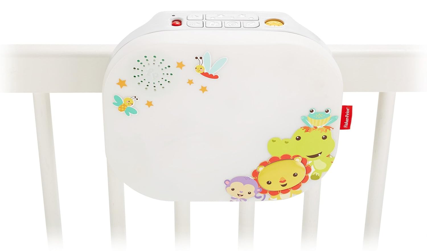 fisher price rainforest crib rail soother