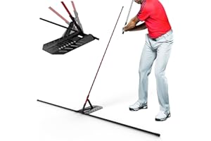 Zcoorey Golf Alignment Stick Holder - Golf Alignment Sticks Made of Metal, Golf Training Aid for Swing Plane and Swing Path Training, Golf Swing Trainer for Golf Practice Accessories