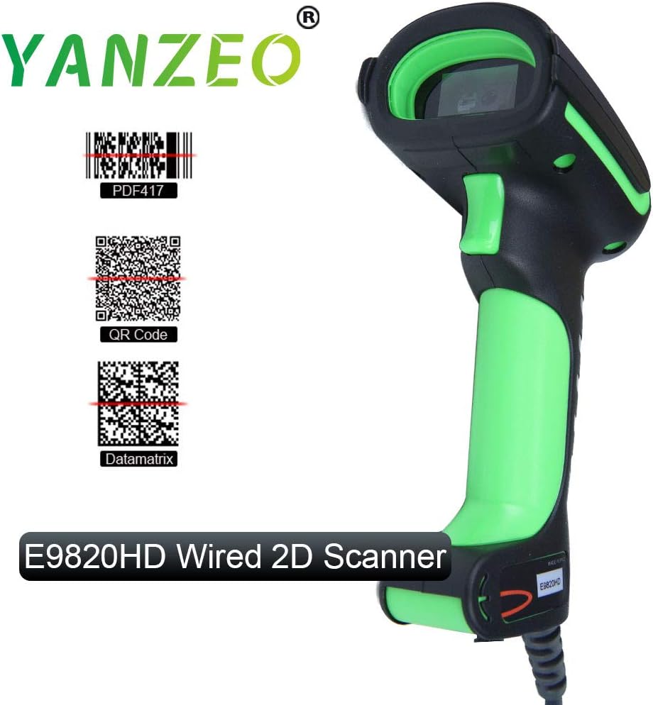 Yanzeo E9820 Handheld 2D Imaging HD QR Dedicated CPU Memory Hospital Logistics Waterproof Anti-Shock Industry 4.0 Barcode Scanner - Image 4