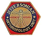 Bones Jeffersonian Anthropology Unit TV Show Embroidered Iron On Patch