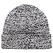 adidas Men's Originals Trefoil Knit Beanie, Black/White Marl, One Size