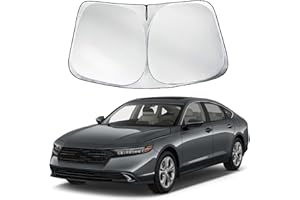 OMOCYRA Front Windshield Sun Shade Car Window Sunshade Custom Compatible with Honda Accord New 2024-2018 Sedan, LX, EX, EX-L, Touring (Not for 2022 Sport) 2024 2023 2022 2021 2020 2019 2018 Sun Cover Visor