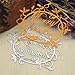 Voberry Paper Craft Cutting Dies Stencil Metal Mold for DIY Scrapbook Album Paper Card Merry Christmas Decoration (I, Sliver)