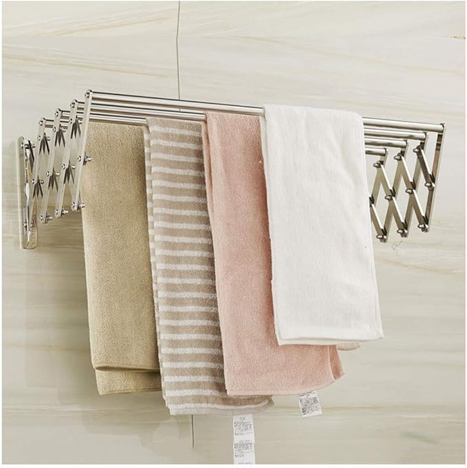 Towel Rail Bathroom or Kitchen Towel Rack 304 Stainless Steel Wall