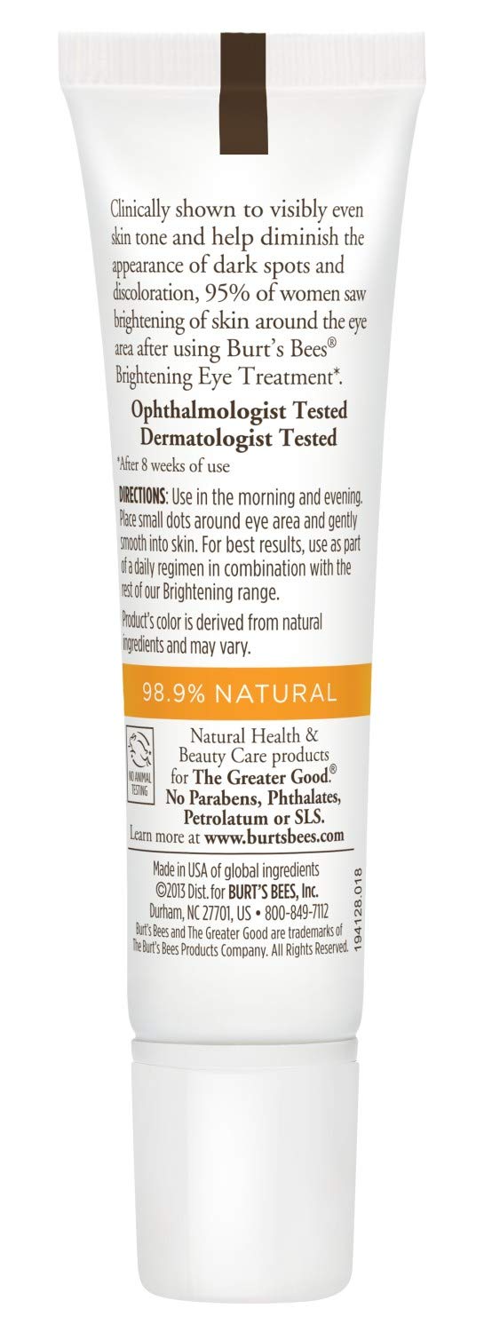 burt's bees brightening eye treatment