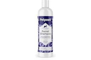 Petpost | Ferret Shampoo. Deodorizing & Moisturizing Formula for Ferrets and Small Animals. Supports Healthy Skin & Coat. 8 oz
